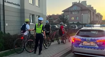 Policyjna akcja „Bezpieczny przejazd rowerowy” w powiecie przasnyskim. Ujawniono 28 wykroczeń