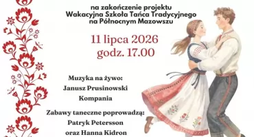 Potańcówka przy zabytkowym dworku w Chojnowie. Muzyka na żywo i tradycyjne tańce już 11 lipca