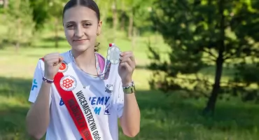 Maja Kosałka wraca ze srebrem wywalczonym na Ogólnopolskiej Olimpiadzie Młodzieży w Spale