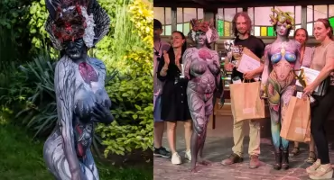 Marian Folga drugi na mistrzostwach bodypaintingu we Francji. Kolejny sukces artysty z Jaworzna