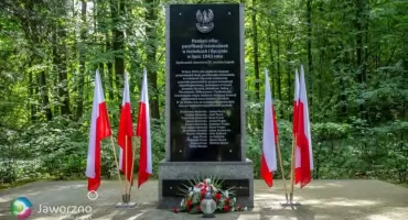 Obchody 83. rocznicy pacyfikacji leśniczówek w Jeziorkach i Byczynie