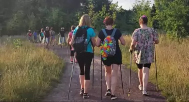 Jubileuszowy Rajd Nordic Walking nad Sosiną