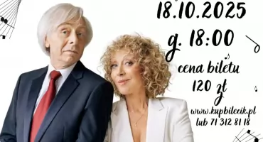 Wyjątkowy koncert z Alicją Majewską i Włodzimierzem Korczem w Gminnym Ośrodku Kultury w Zawoni! 