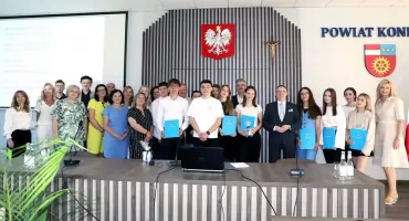 KOŃSKIE. Młodzi radni powiatowi podsumowali działania i zakończyli kadencję