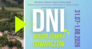 Zapraszają na Dni Miasta i Gminy Gowarczów 2026. Koncerty, konkursy, Jarmark Gowarczowski... Gwiazdy Mezo & Liber