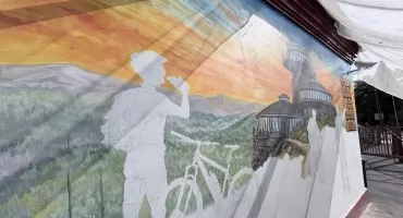 Ten mural ma szansę stać się jednym z najbardziej fotografowanych miejsc w okolicy