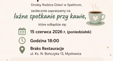 Spotkanie przy kawie dla rodziców dzieci w spektrum autyzmu