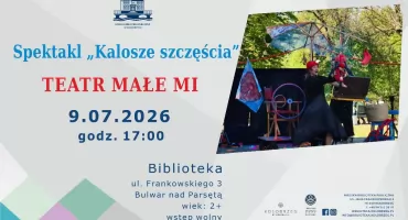 Baśniowa opowieść dla całych rodzin. Teatr Małe Mi wystąpi nad Parsętą
