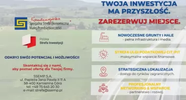 Szukasz idealnego miejsca na rozwój swojej firmy? Odkryj możliwości jakie daje Kamiennogórska Specjalna Strefa Ekonomiczna Małej Przedsiębiorczości!