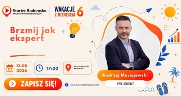 Jak brzmieć jak ekspert i zyskać zaufanie słuchaczy podczas prezentacji? Tego będą się uczyć uczestnicy szkolenia, które odbędzie się w Starterze Radomsko