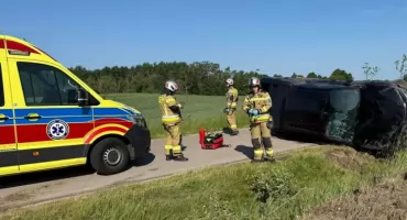 Pracowity dzień służb w powiecie mrągowskim. Kilka zdarzeń drogowych w ciągu kilku godzin