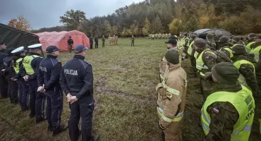 Szukali zaginionych dzieci – ćwiczenia służb w powiecie węgrowskim