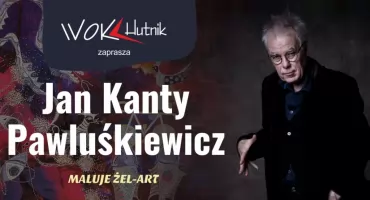Jan Kanty Pawluśkiewicz maluje żel-art. Wystawa od 3 września w Wyszkowie 