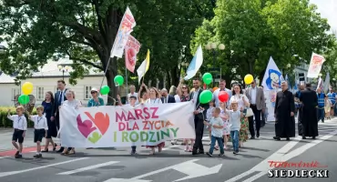 Marsz dla Życia i Rodziny wrócił do Siedlec. Mówiono o rodzinie, odpowiedzialności i wsparciu kobiet (zdjęcia+filmy)