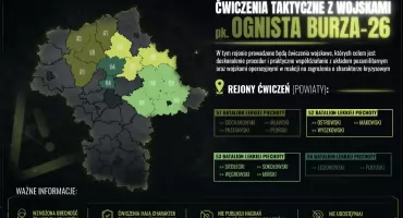 Ćwiczenia WOT w powiecie siedleckim. Ognista Burza 26 potrwa do 19 czerwca