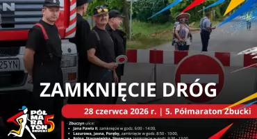 Uwaga kierowcy. W niedzielę utrudnienia i zamknięte drogi w gminie Zbuczyn