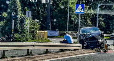 Tragedia w Długołęce. Motocyklista z Oleśnicy zginął po ucieczce przed policją