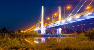 Wrocław z góry - Most Milenijny