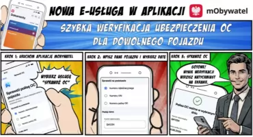 Nowa funkcja w mObywatelu. Kierowcy szybko sprawdzą ważność OC pojazdu