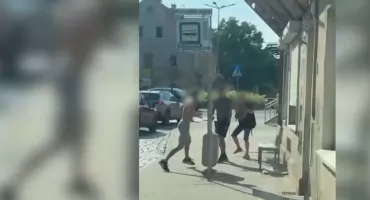 Sceny grozy na wrocławskim przystanku. Mężczyzna biegał z nożem i groził ludziom, został zatrzymany